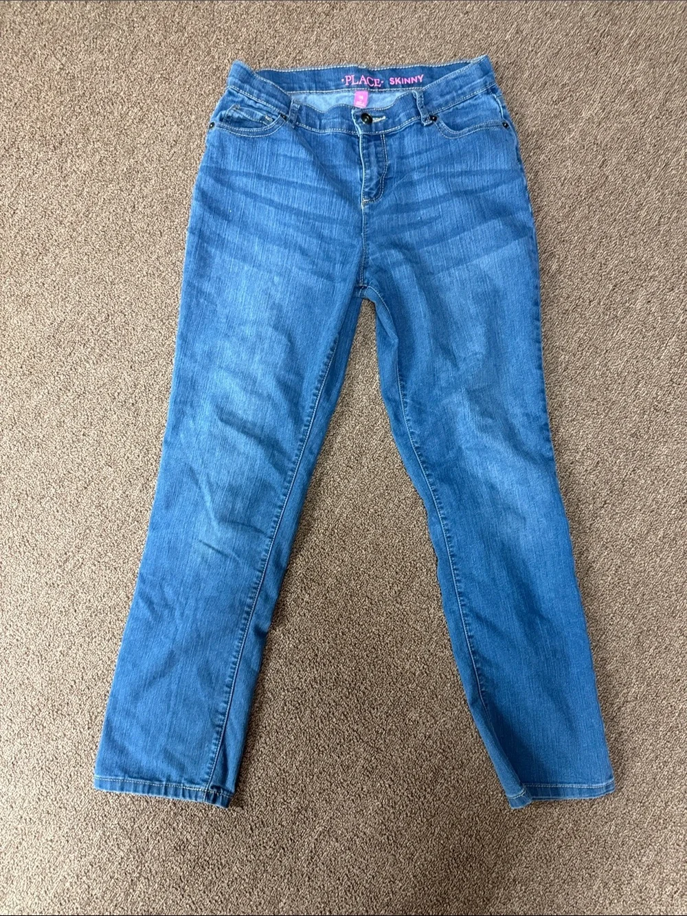 The Children's Place Junior Girls Skinny Jeans w/Adjustable Waist